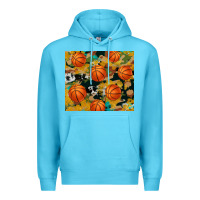 Ocean Blue basketball tumbler Premium Hoodie - Artiststas