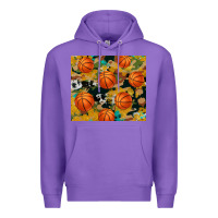 Purple basketball tumbler Premium Hoodie - Artiststas