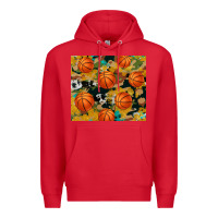 Red basketball tumbler Premium Hoodie - Artiststas