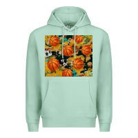 Seafoam basketball tumbler Premium Hoodie - Artiststas