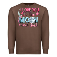 Chestnut i love you to the moon and back Premium Sweatshirt - FaDigitalArtStudio