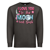 Smoke i love you to the moon and back Premium Sweatshirt - FaDigitalArtStudio