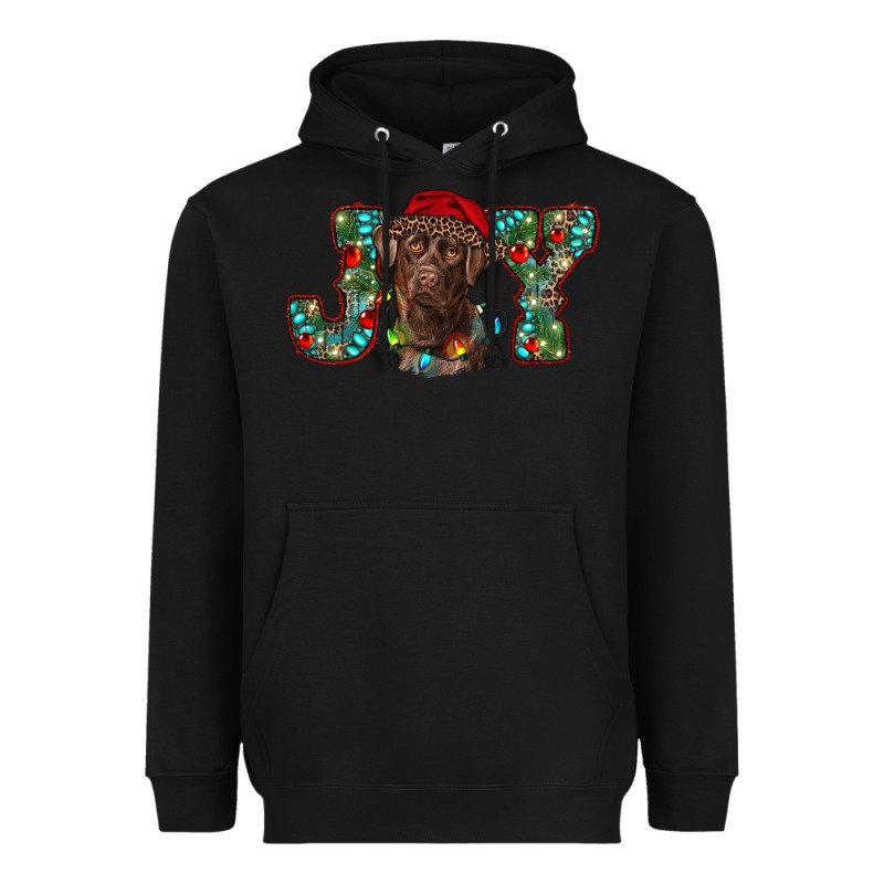 Labrador Retriever Christmas Joy Heavyweight Hoodie by RanaPortraitStore | Teevron