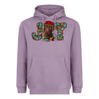 Lavender labrador retriever christmas joy Heavyweight Hoodie - RanaPortraitStore