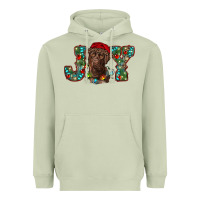 Matcha labrador retriever christmas joy Heavyweight Hoodie - RanaPortraitStore