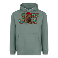 Sage labrador retriever christmas joy Heavyweight Hoodie - RanaPortraitStore