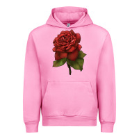 Fuchsia Pink Oklahoma Rose Illustrations Urban Hoodie - LillyAllenDesigns