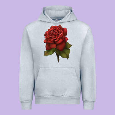 Oklahoma Rose Illustrations Urban Hoodie Designed By Lillyallendesigns