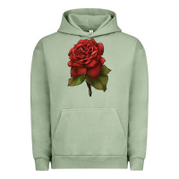 Pigment Oil Green Oklahoma Rose Illustrations Urban Hoodie - LillyAllenDesigns