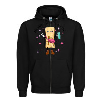 Black out here looking like a snack Zipper Hoodie - MaliasSmallBusiness