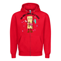 Red out here looking like a snack Zipper Hoodie - MaliasSmallBusiness