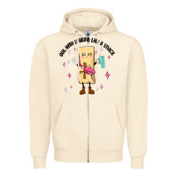 Sandshell out here looking like a snack Zipper Hoodie - MaliasSmallBusiness
