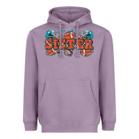 Lavender sister American football Heavyweight Hoodie - Zillion Design Studio