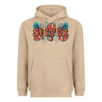 Mushroom sister American football Heavyweight Hoodie - Zillion Design Studio