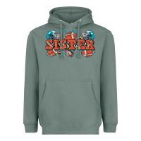 Sage sister American football Heavyweight Hoodie - Zillion Design Studio