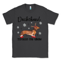 Smoke dachshund through the snow Classic Tee - MaliasSmallBusiness