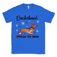True Royal dachshund through the snow Classic Tee - MaliasSmallBusiness