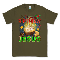 Army Green happy birthday jesus Classic Tee - FaDigitalArtStudio