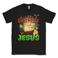 Black happy birthday jesus Classic Tee - FaDigitalArtStudio