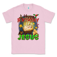 Bubblegum Pink happy birthday jesus Classic Tee - FaDigitalArtStudio