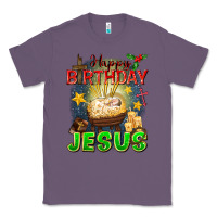 Lavender happy birthday jesus Classic Tee - FaDigitalArtStudio