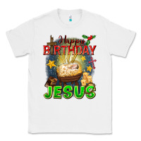 White happy birthday jesus Classic Tee - FaDigitalArtStudio