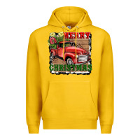 Lemon merry christmas with truck Premium Hoodie - AdoDesignShop