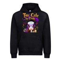 Black too cute to trick halloween baby calf Urban Hoodie - Jasminsmagicworld