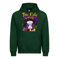 Forest Green too cute to trick halloween baby calf Urban Hoodie - Jasminsmagicworld