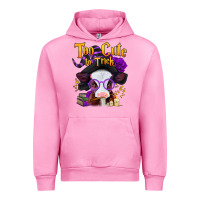 Fuchsia Pink too cute to trick halloween baby calf Urban Hoodie - Jasminsmagicworld