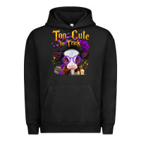 Pigment Black too cute to trick halloween baby calf Urban Hoodie - Jasminsmagicworld