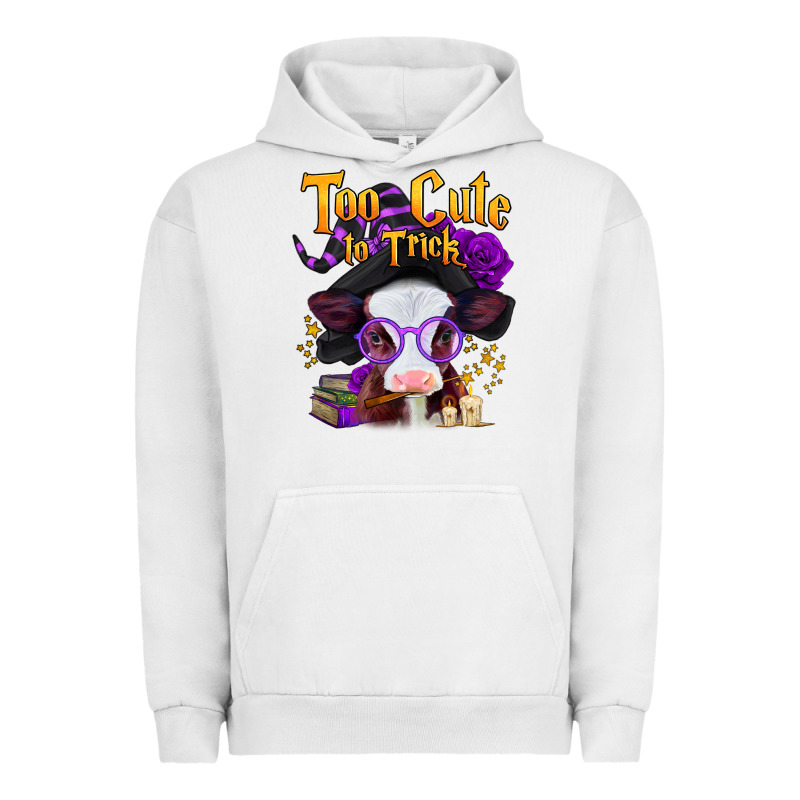 Too Cute To Trick Halloween Baby Calf Urban Hoodie by Jasminsmagicworld | Teevron