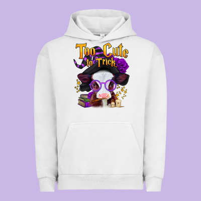 Too Cute To Trick Halloween Baby Calf Urban Hoodie Designed By Jasminsmagicworld