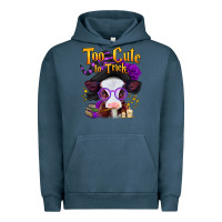 Pigment Midnight Navy too cute to trick halloween baby calf Urban Hoodie - Jasminsmagicworld