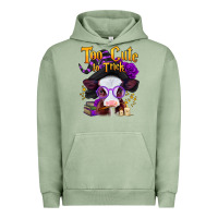 Pigment Oil Green too cute to trick halloween baby calf Urban Hoodie - Jasminsmagicworld