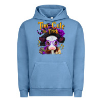 Pigment Pebble Blue too cute to trick halloween baby calf Urban Hoodie - Jasminsmagicworld