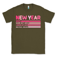 Army Green 2024 new year Classic Tee - MaliasSmallBusiness