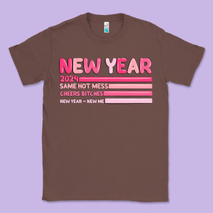 2024 New Year Classic Tee Designed By Maliassmallbusiness