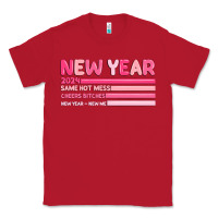 Red 2024 new year Classic Tee - MaliasSmallBusiness