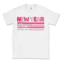 White 2024 new year Classic Tee - MaliasSmallBusiness