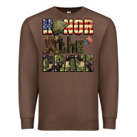 Chestnut Honor the brave 4th of july Premium Sweatshirt - CowGirlArtShop