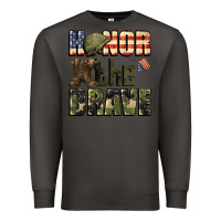 Smoke Honor the brave 4th of july Premium Sweatshirt - CowGirlArtShop