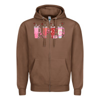 Chestnut obsessive cup disorder valentines day Zipper Hoodie - MaliasSmallBusiness