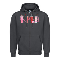 Obsessive Cup Disorder Valentines Day Zipper Hoodie | Teevron