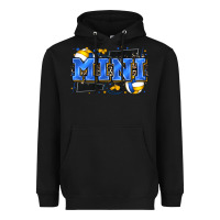 Black mini volleyball Heavyweight Hoodie - Zillion Design Studio
