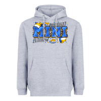 Heather Grey mini volleyball Heavyweight Hoodie - Zillion Design Studio