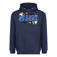 Navy mini volleyball Heavyweight Hoodie - Zillion Design Studio
