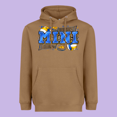 Mini Volleyball Heavyweight Hoodie Designed By Zillion Design Studio