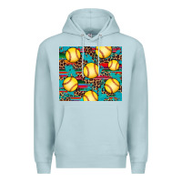 Blue Mist softball Premium Hoodie - Artiststas