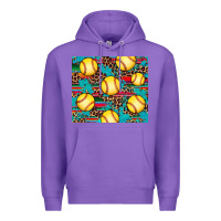 Purple softball Premium Hoodie - Artiststas